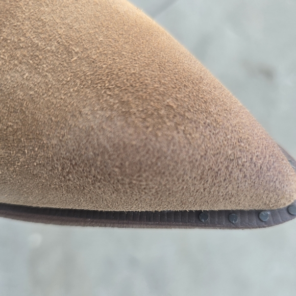 Sam Edelman Leonia Pointed Toe Golden Caramel Bootie Size 8 - Picture 10 of 11